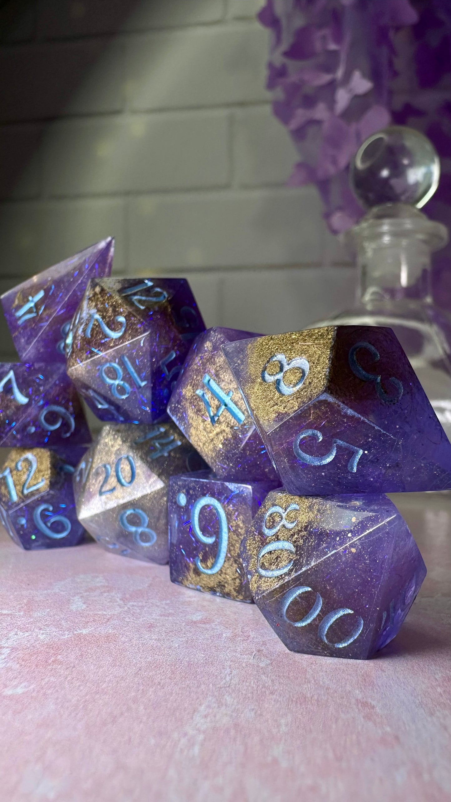 Meeting John- 8 piece polyhedral dice set- (pobody's nerfect)