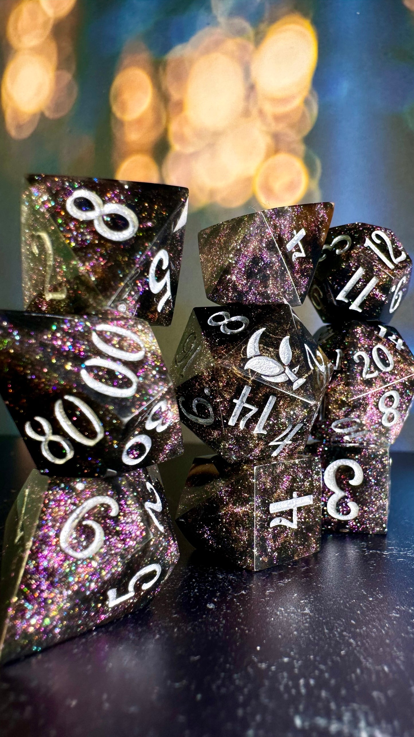 Meeting Khutun- 8 piece polyhedral dice set