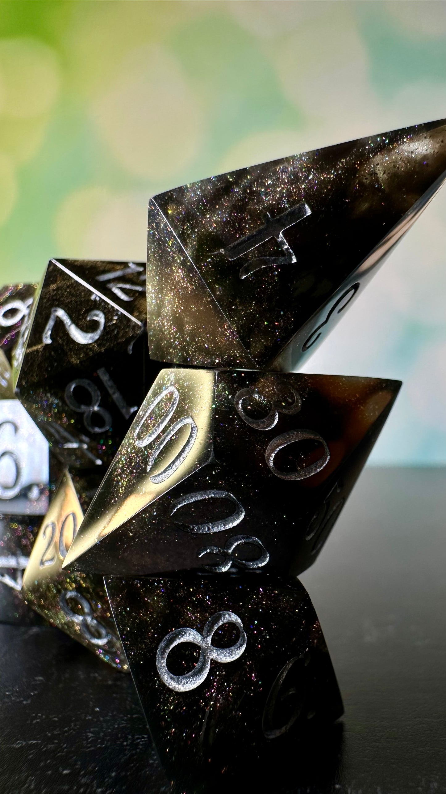 Meeting Khutun- 8 piece polyhedral dice set