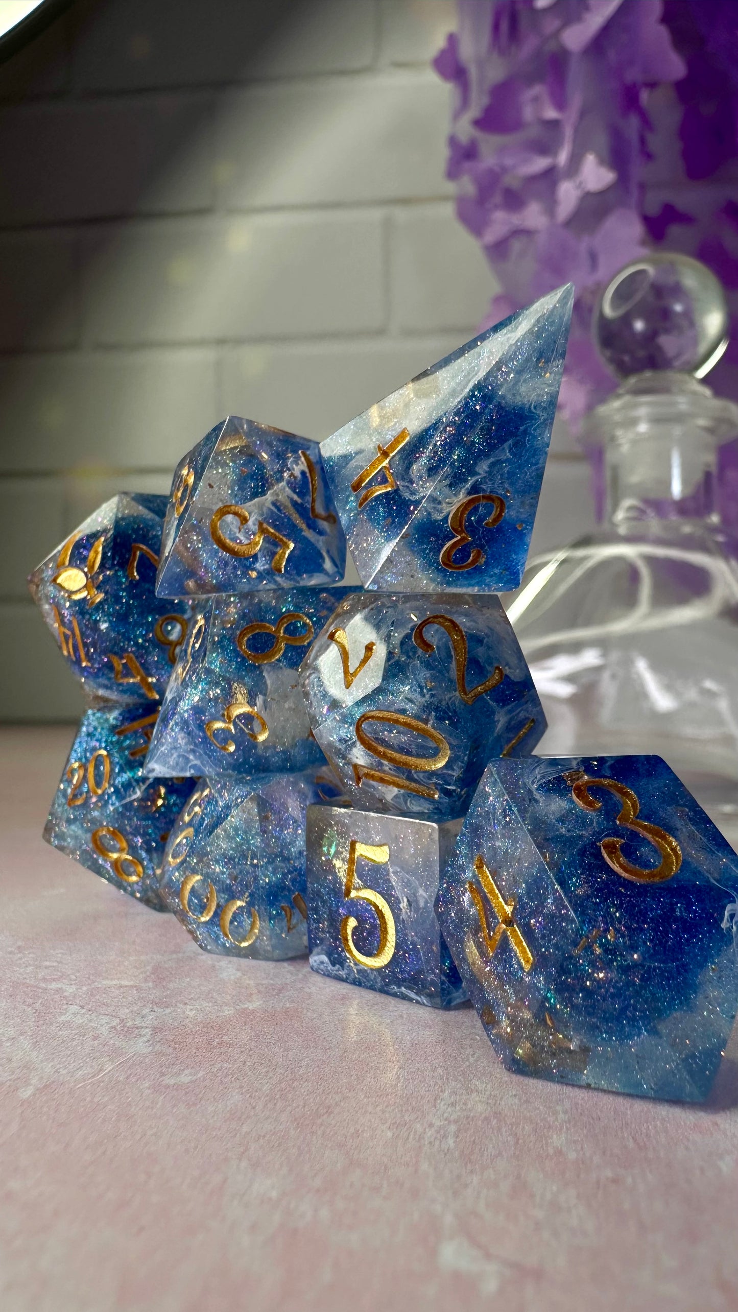 Just George- 8 piece polyhedral dice set