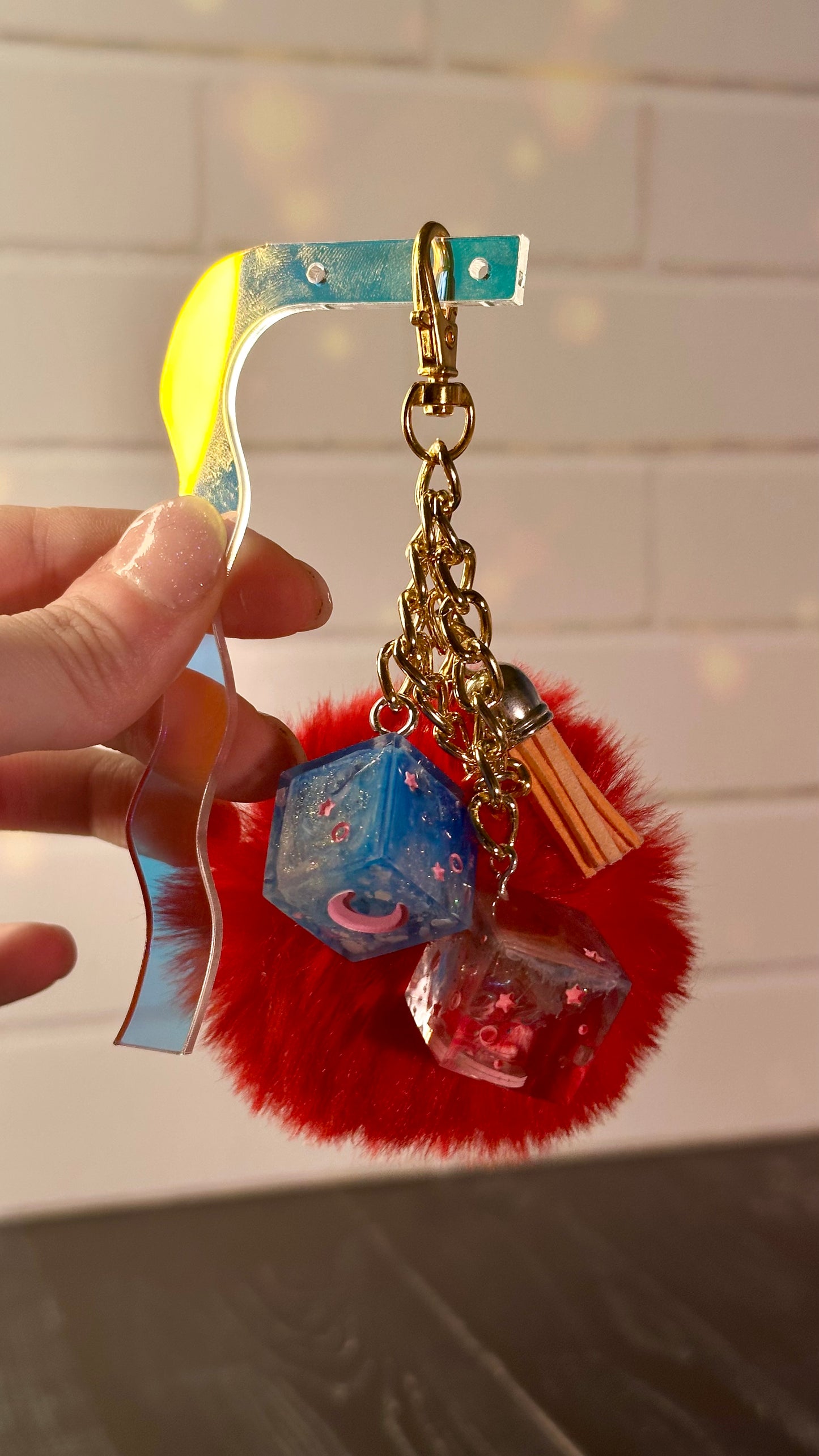 Primary Colors Bag Charm