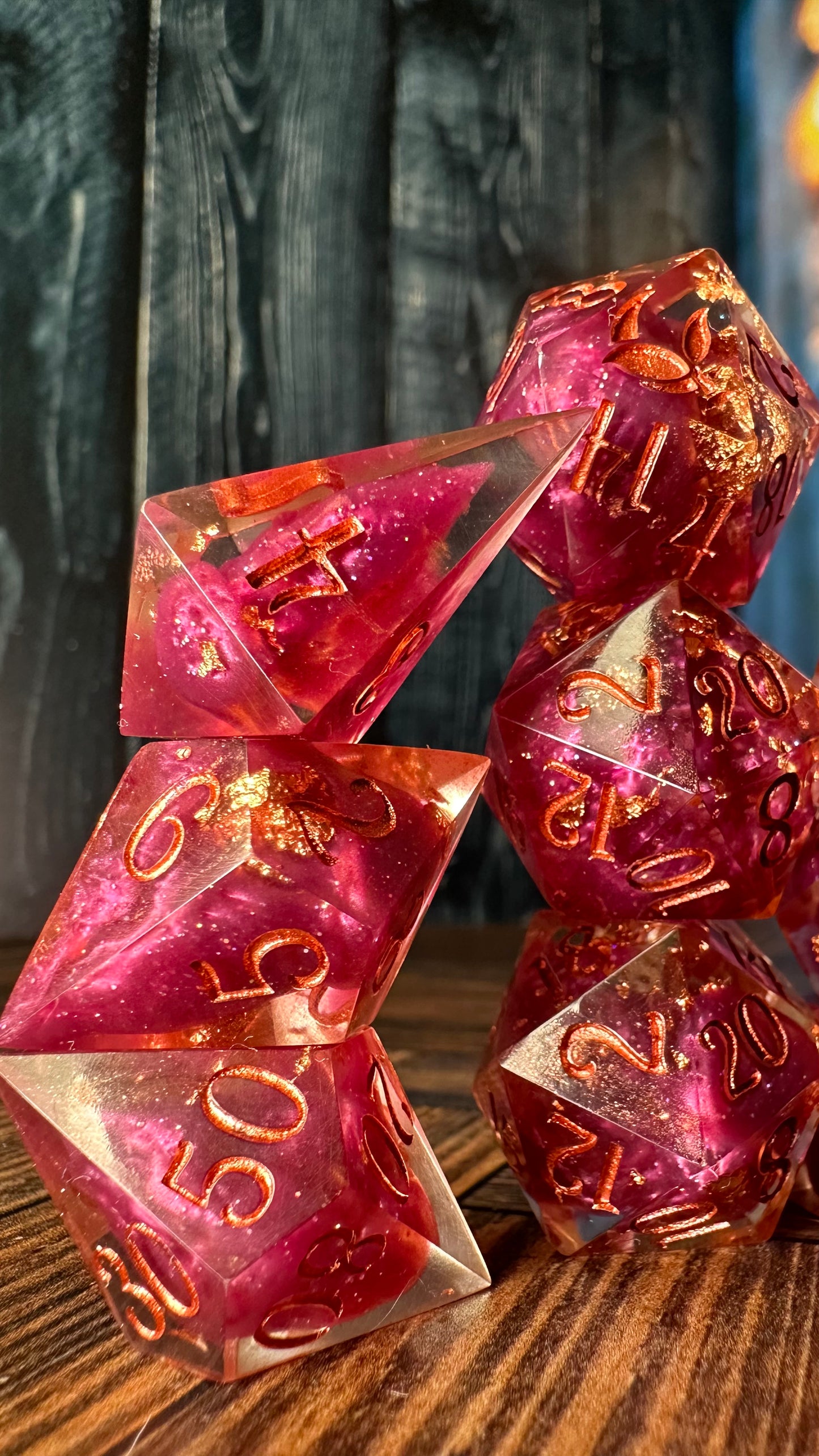 Bryce Quinlan-8 piece polyhedral dice set