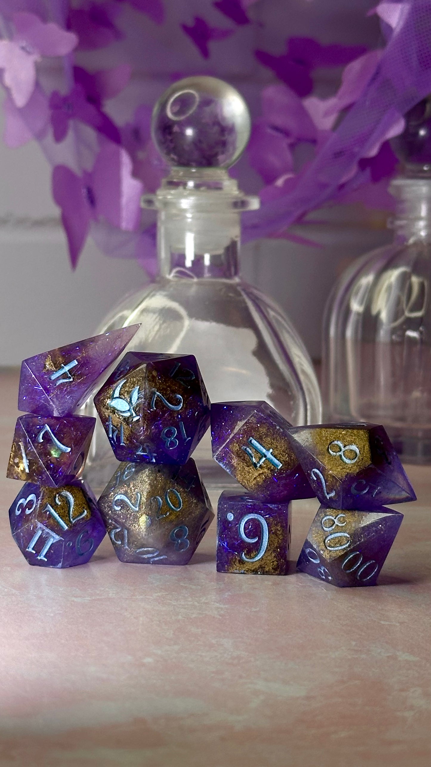 Meeting John- 8 piece polyhedral dice set- (pobody's nerfect)