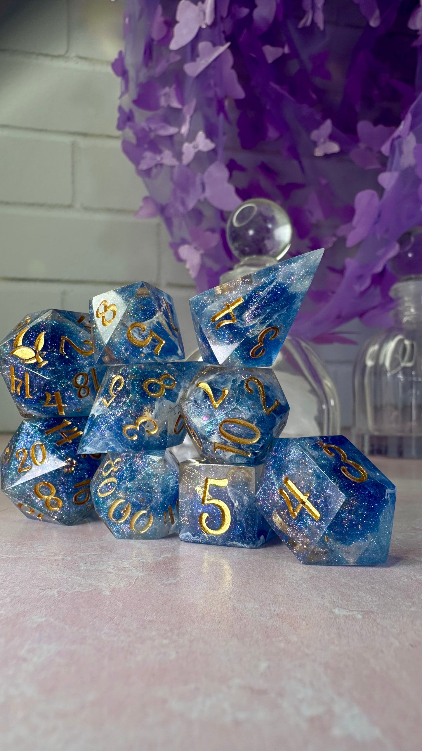 Just George- 8 piece polyhedral dice set