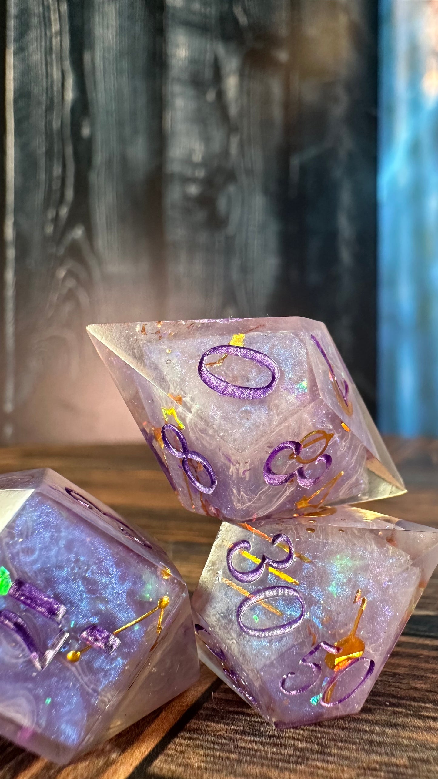 Mystic Alpha -8 piece polyhedral dice set