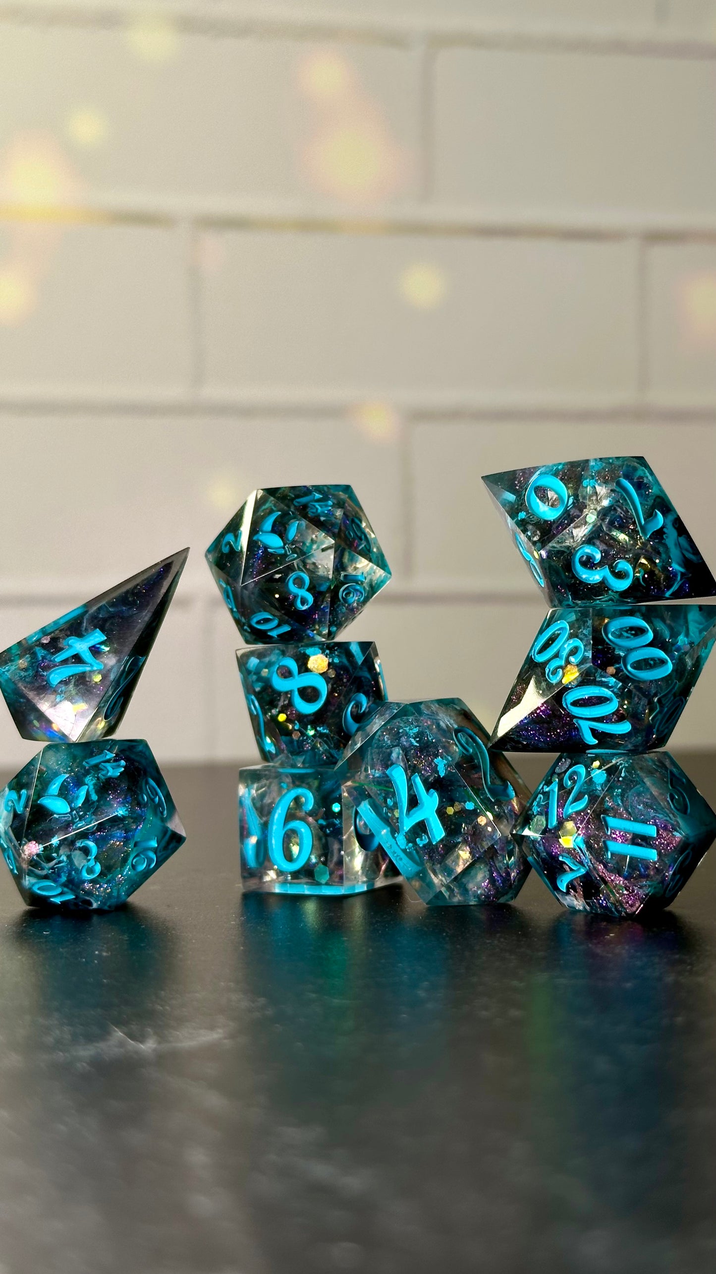 Derpy&Sussy-8 piece polyhedral dice set (Large)