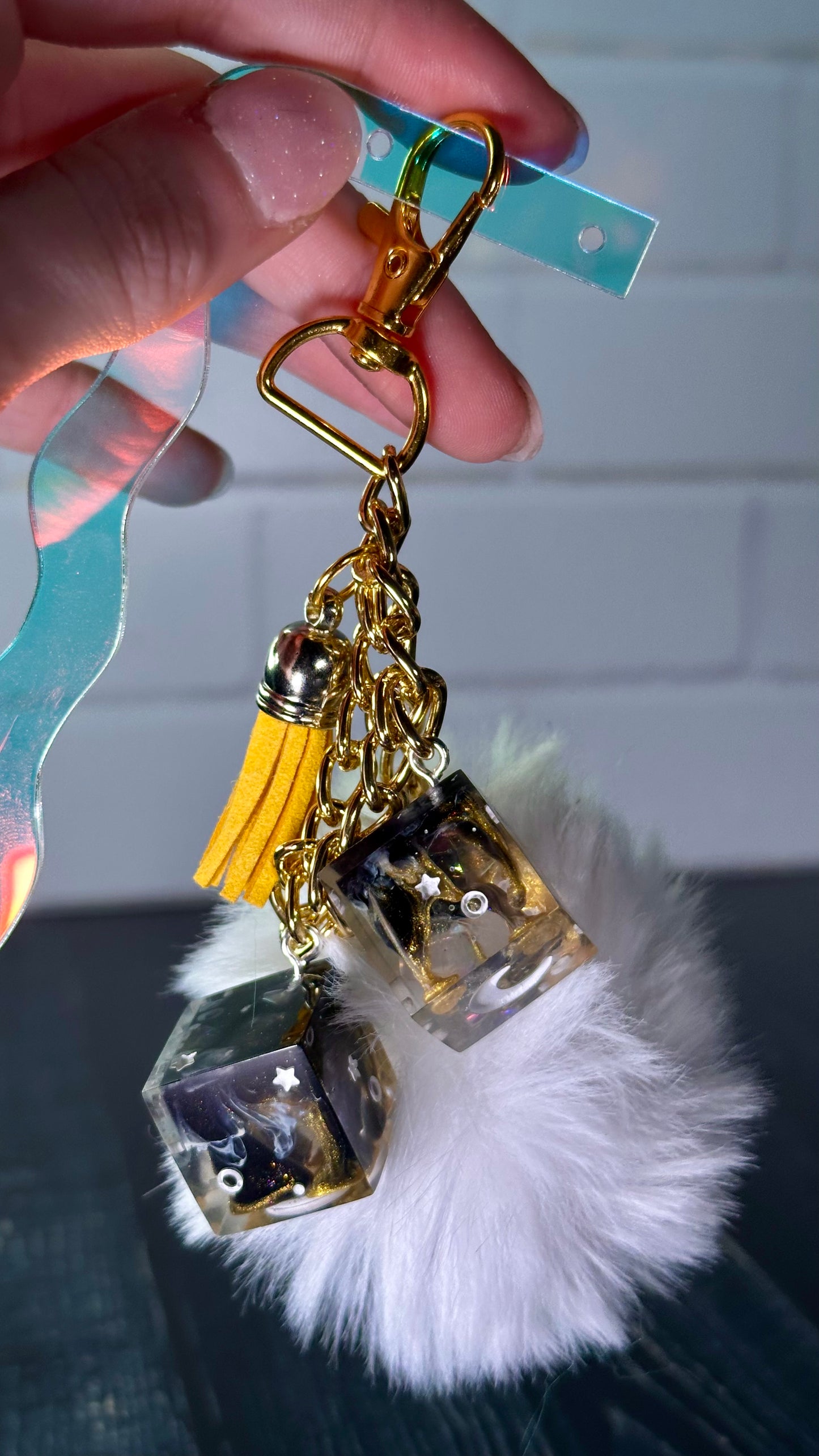 Golden Bag Charm