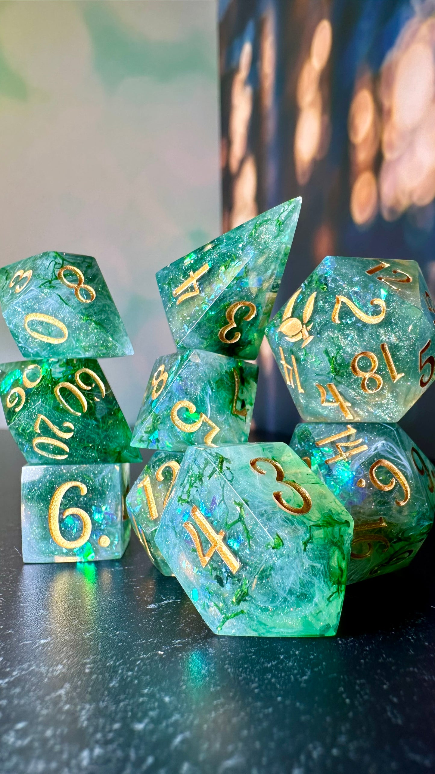 Ithan Holstrom-  8 piece polyhedral dice set