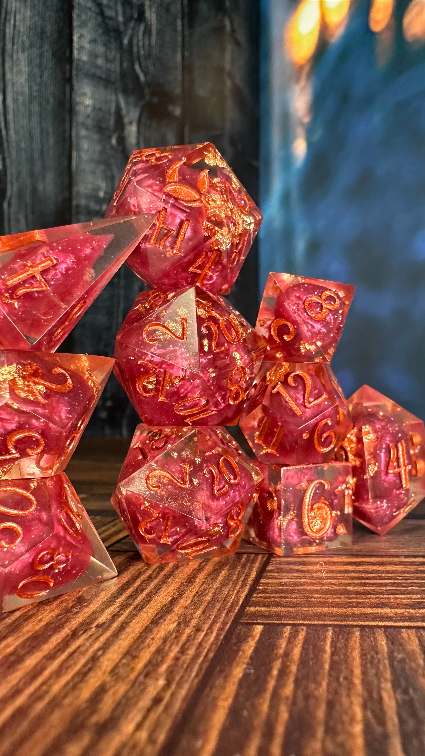 Bryce Quinlan-8 piece polyhedral dice set