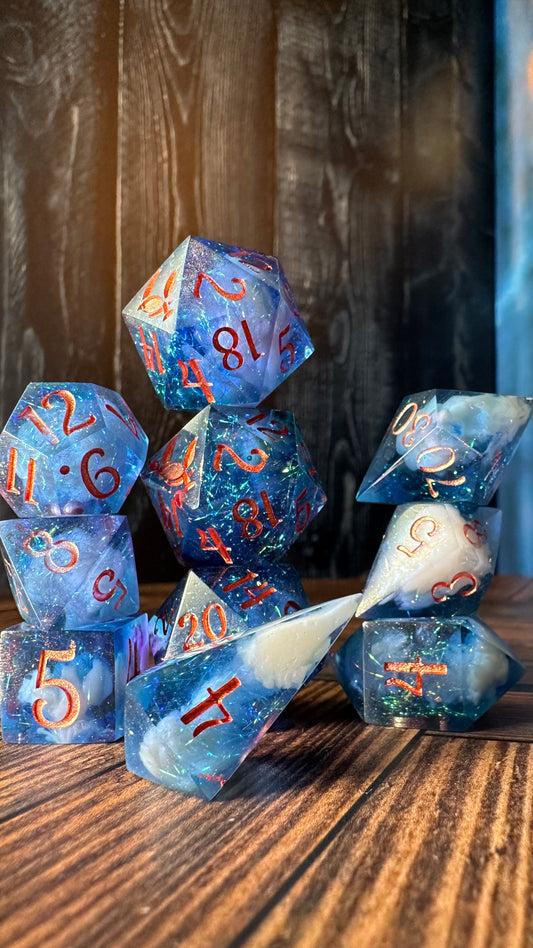 Yrene Towers-8 piece polyhedral dice set-Pobody's Nerfect