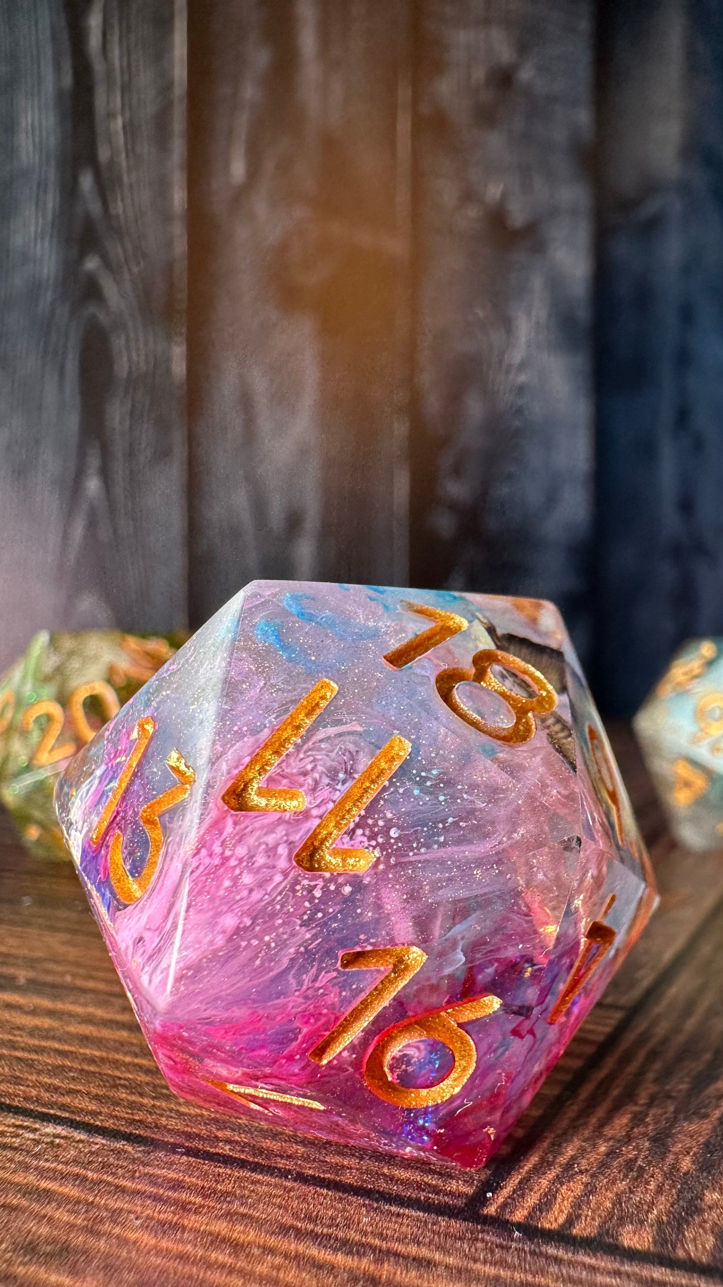 Pink Butterfly- 35 MM Logo d20 Chonk