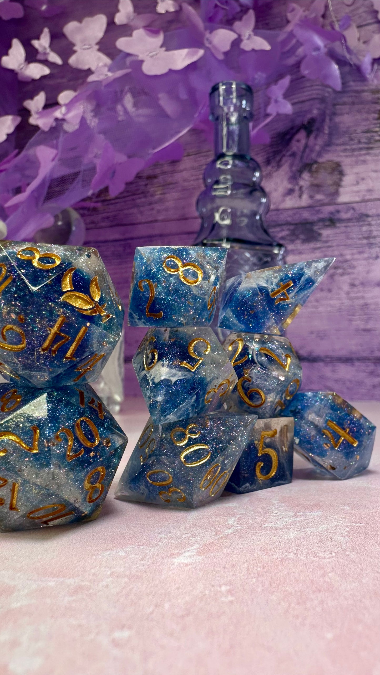 Just George- 8 piece polyhedral dice set