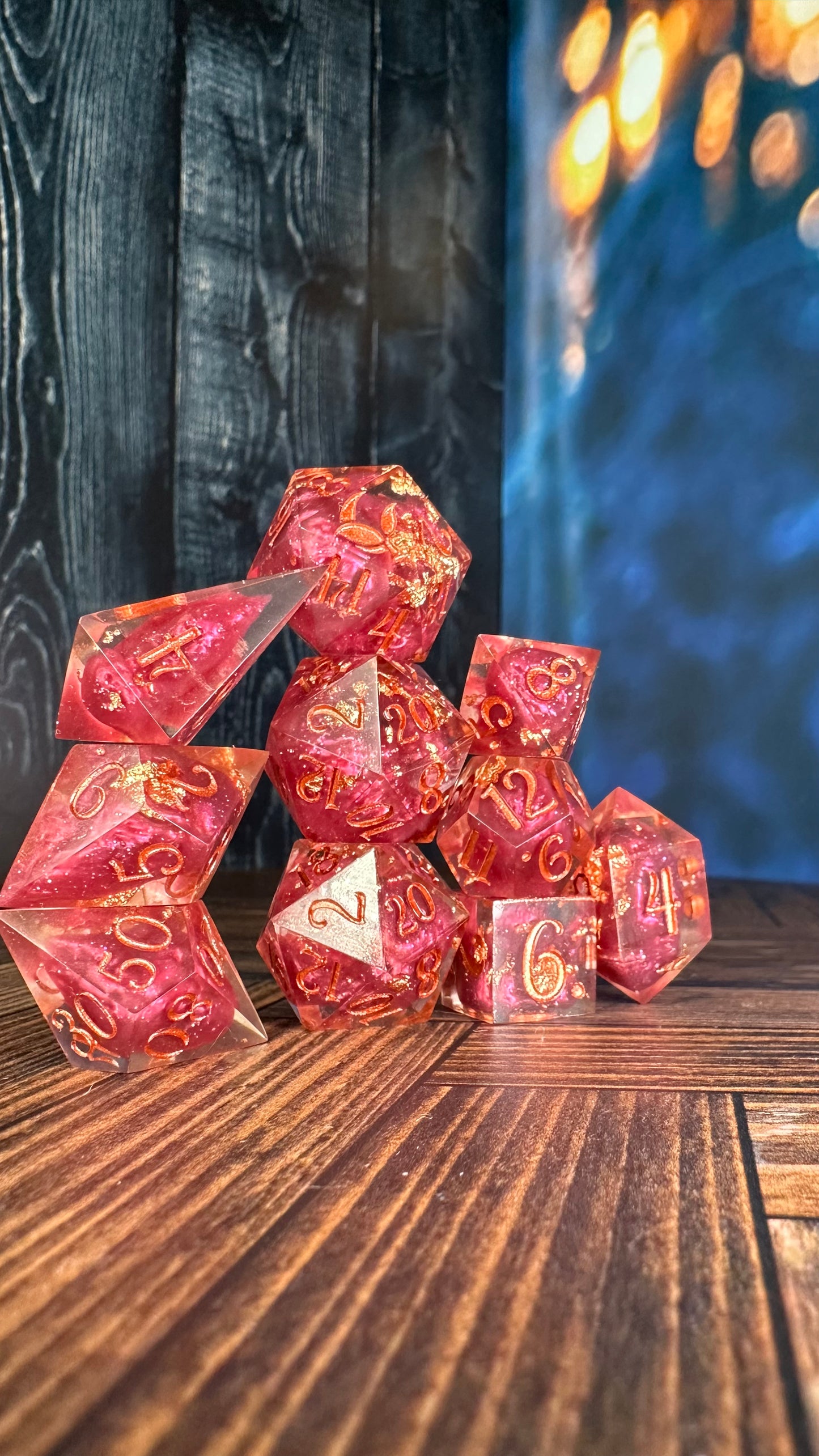 Bryce Quinlan-8 piece polyhedral dice set