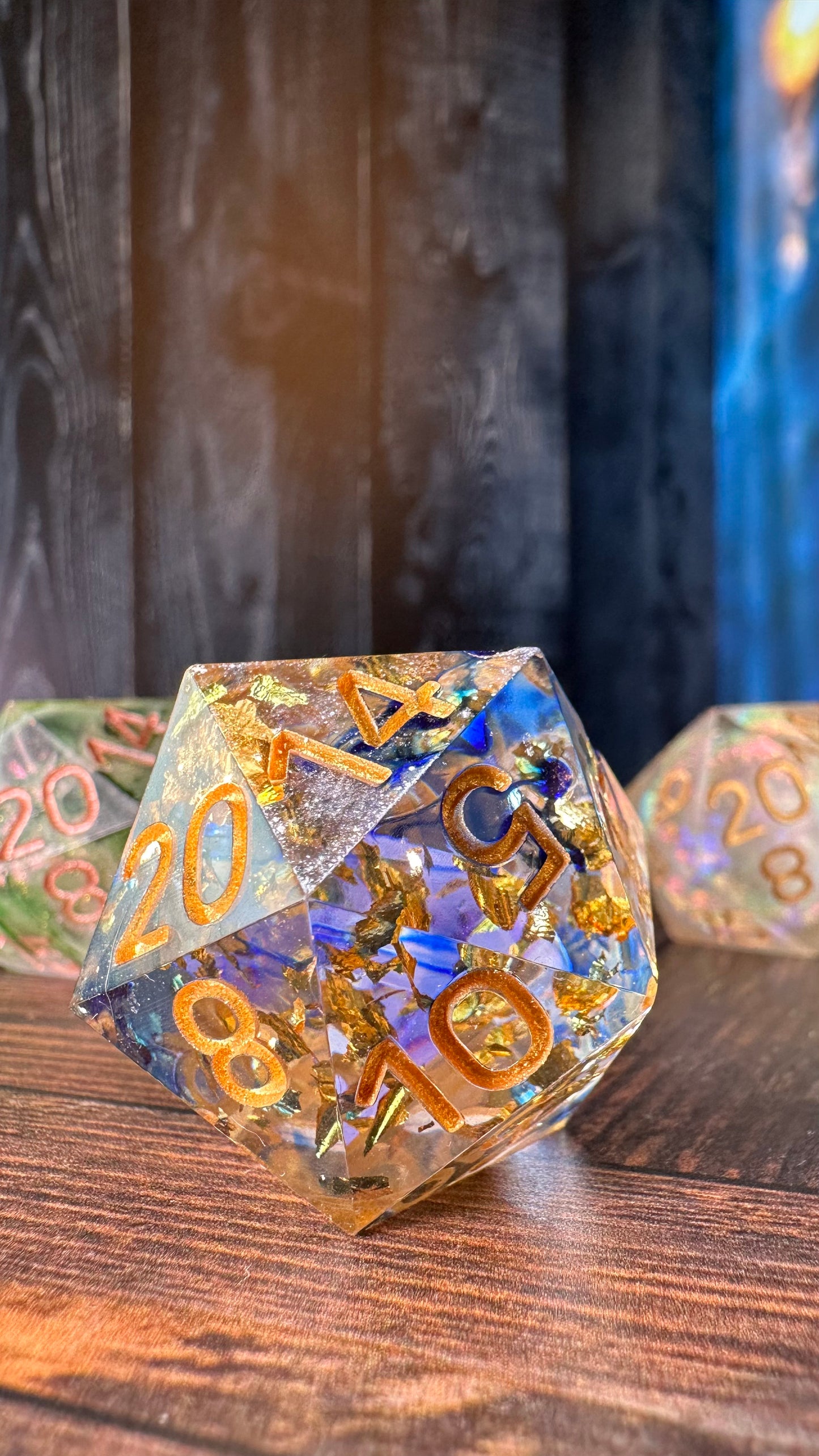 Blue&Gold 35mm Chonk D20