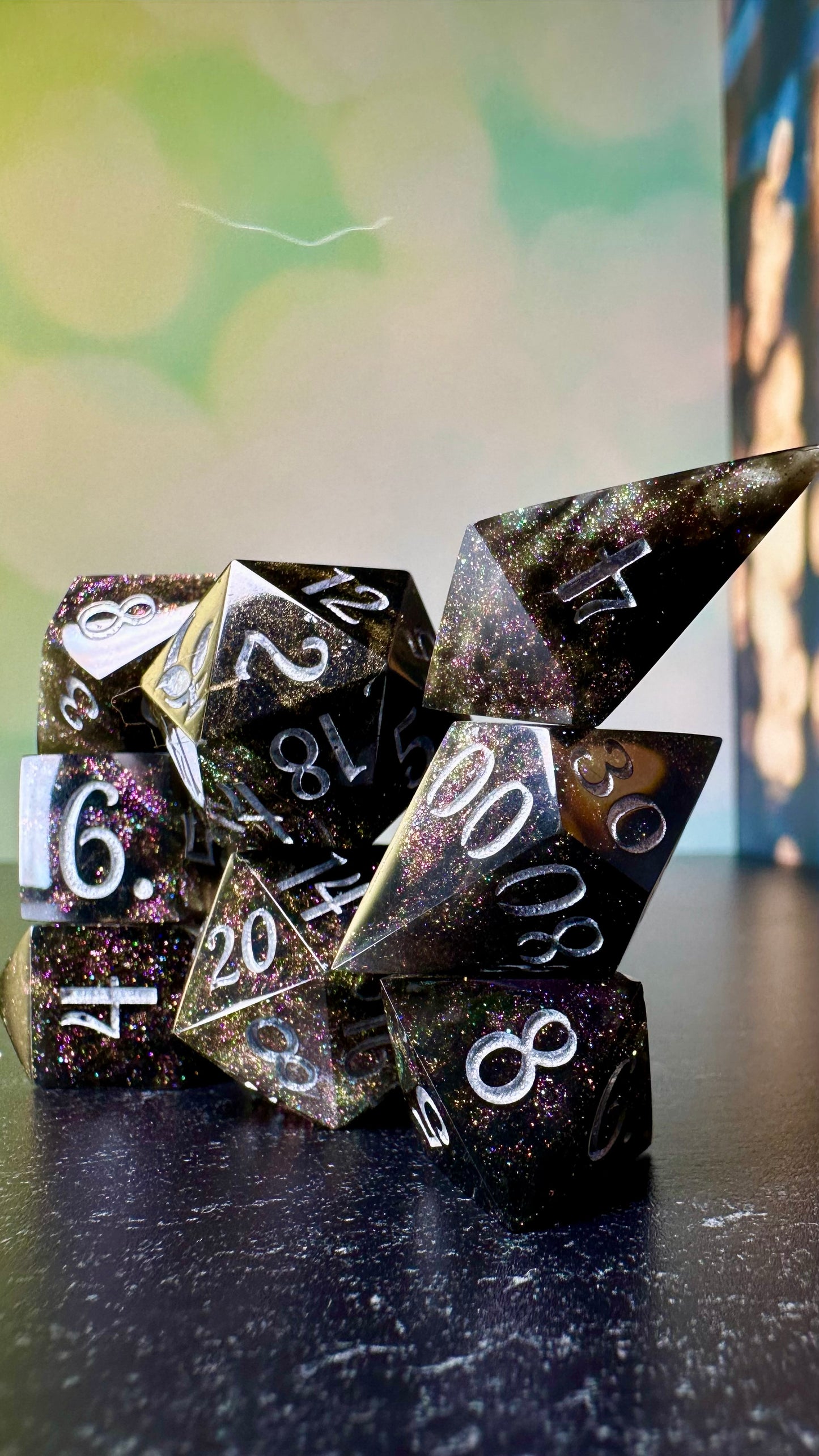 Meeting Khutun- 8 piece polyhedral dice set