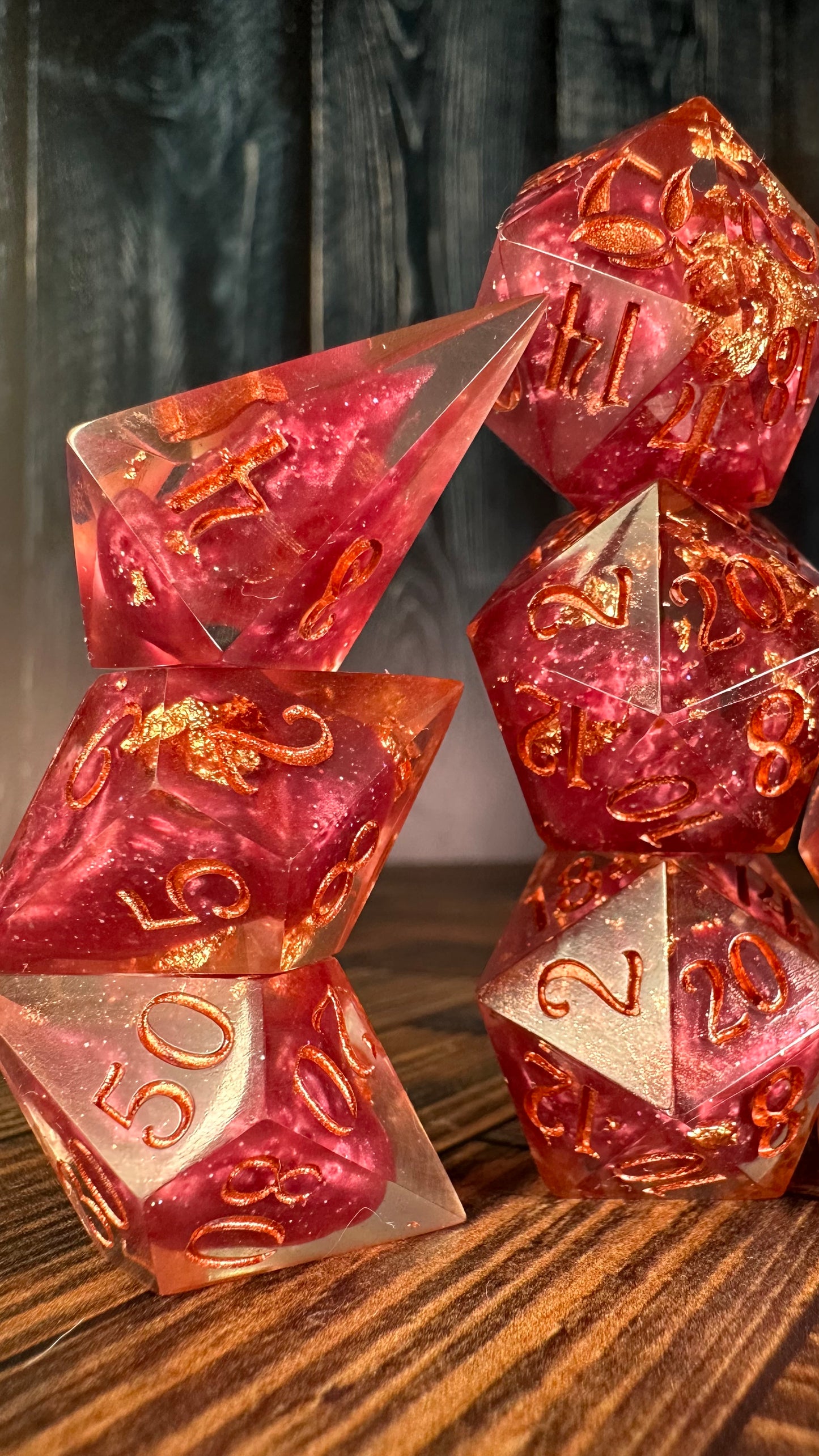 Bryce Quinlan-8 piece polyhedral dice set