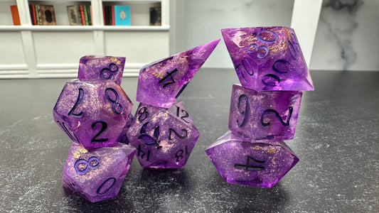 Stay With the High Lord-8 piece polyhedral dice set-Pobody's Nerfect