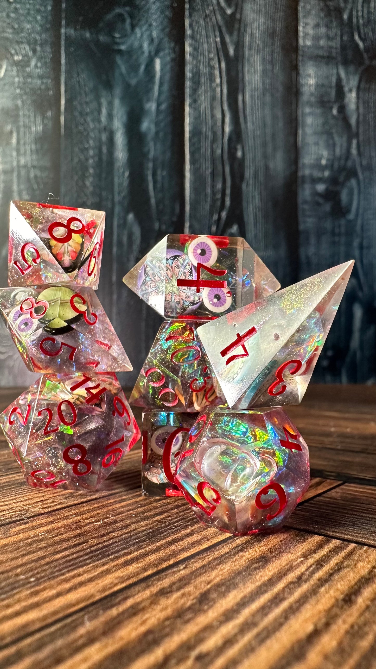 Multiverse of Madness-8 piece polyhedral dice set-Pobody’s Nerfect