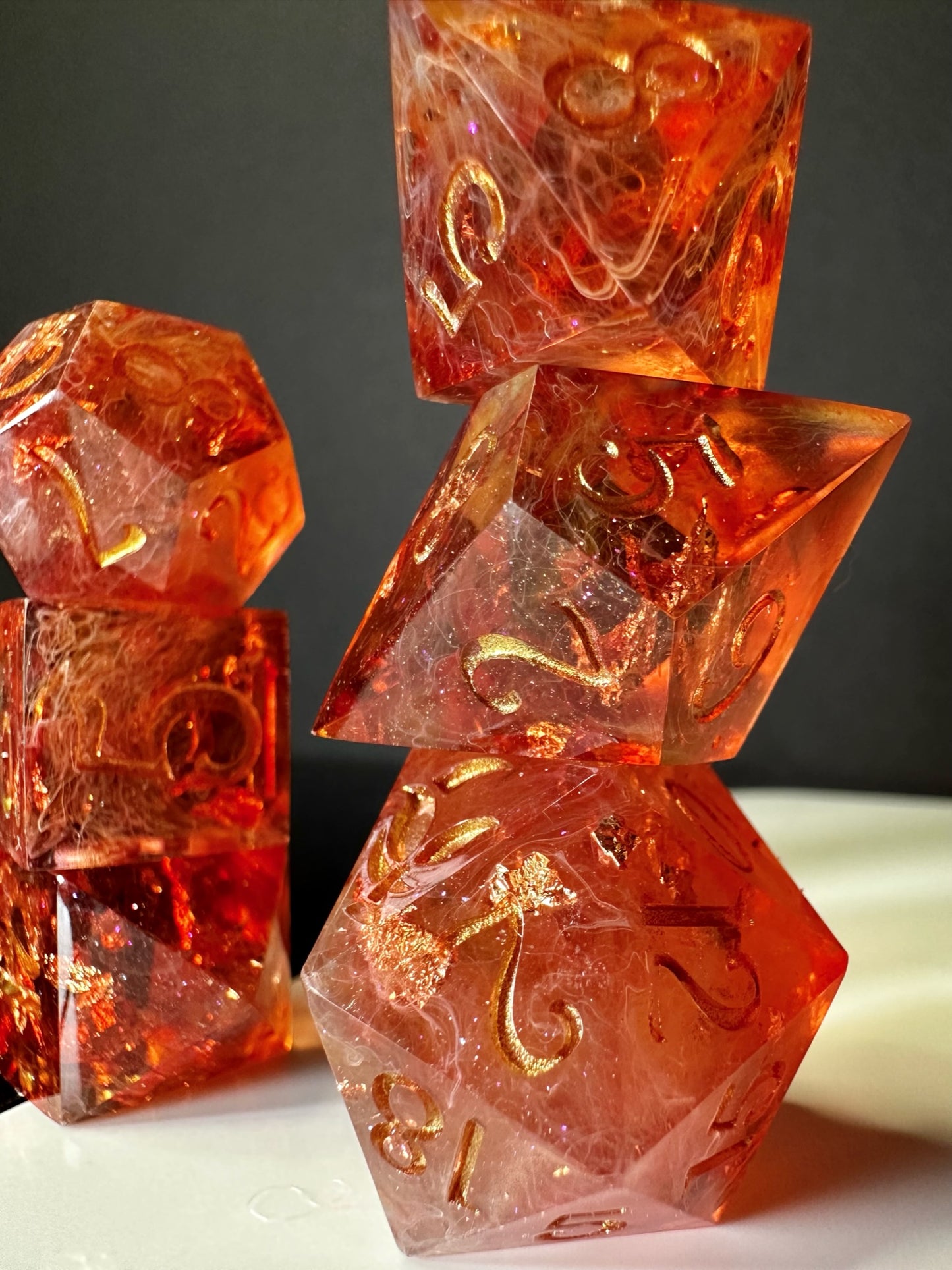 Long Island Iced Tea-8 piece polyhedral dice set(Pobody’s Nerfect)