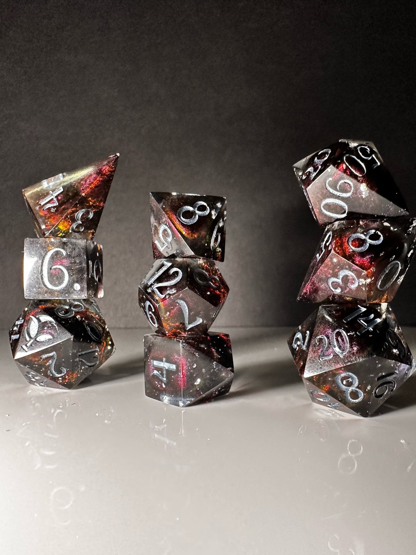 Insurgent-8 piece polyhedral dice set