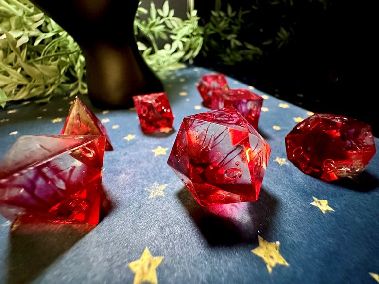 “The Upside Down” 7 Piece Polyhedral Dice Set