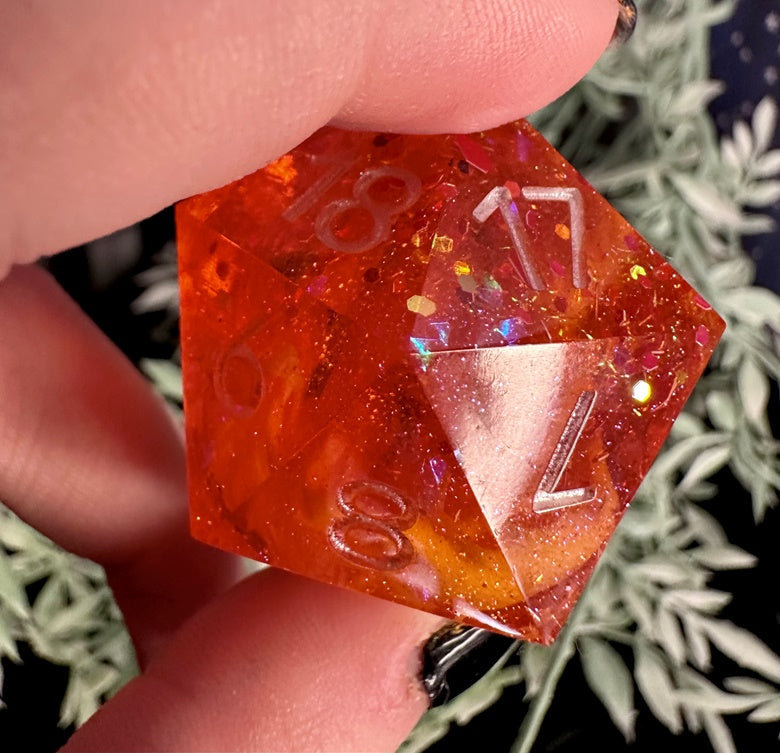 Orange Soda D20 Chonk