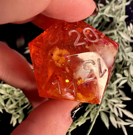 Orange Soda D20 Chonk