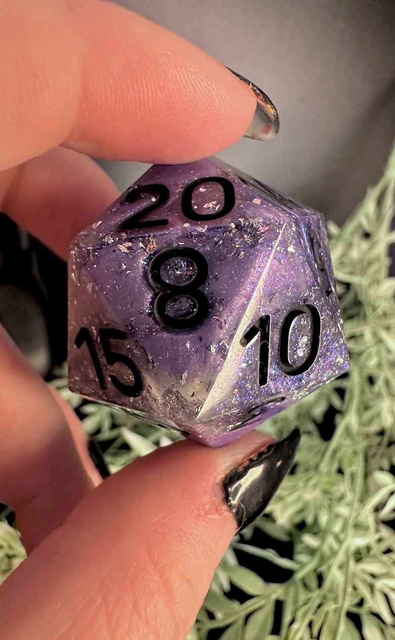 Lilac Nebula D20 Chonk