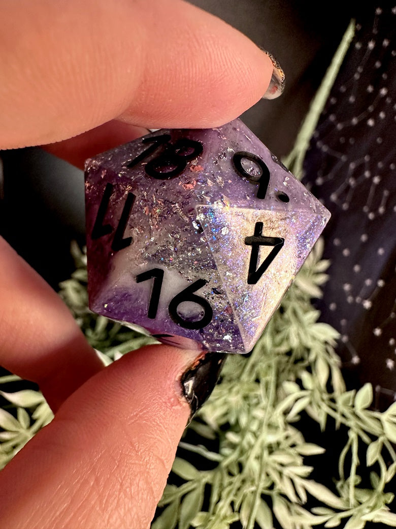 Lilac Nebula D20 Chonk