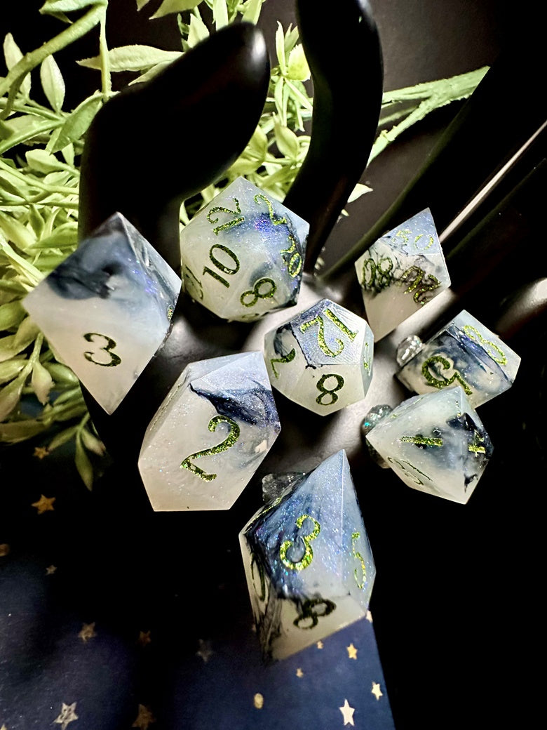 “Ghost With The Most” 8 Piece Polyhedral Dice Set