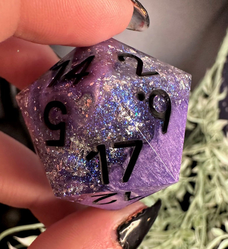 Lilac Nebula D20 Chonk