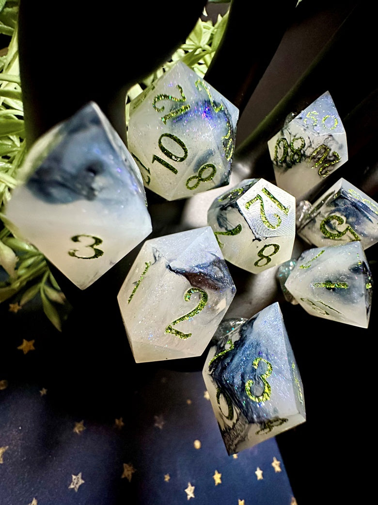 “Ghost With The Most” 8 Piece Polyhedral Dice Set