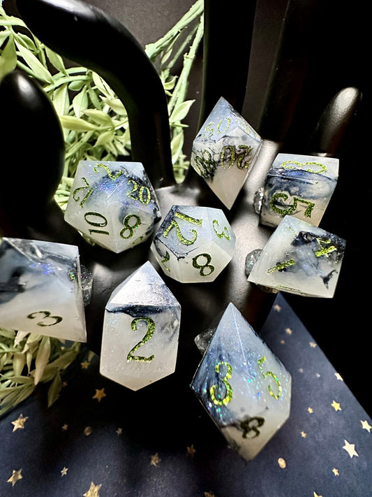 “Ghost With The Most” 8 Piece Polyhedral Dice Set