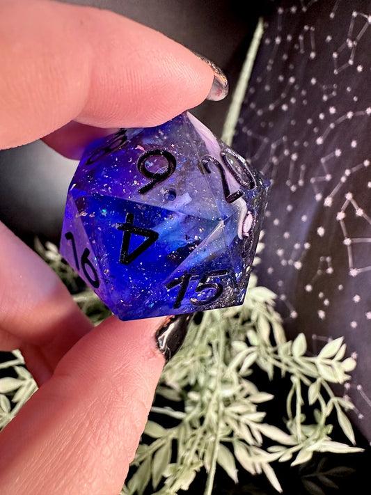 Clouds in a Starry Sky D20 Chonk