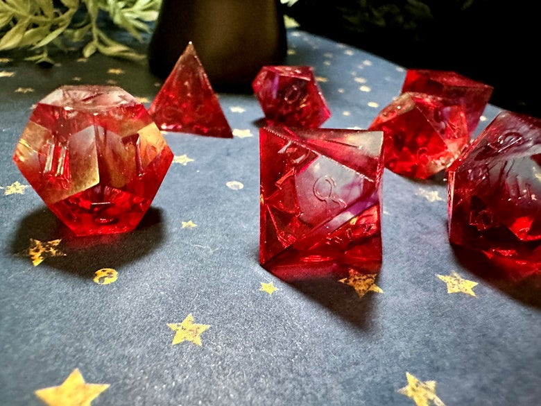 “The Upside Down” 7 Piece Polyhedral Dice Set
