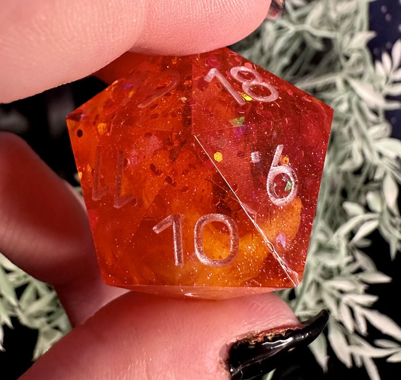 Orange Soda D20 Chonk